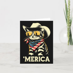 Carte Usa merica Chat 4 juillet Hommes Femmes Enfants Fu