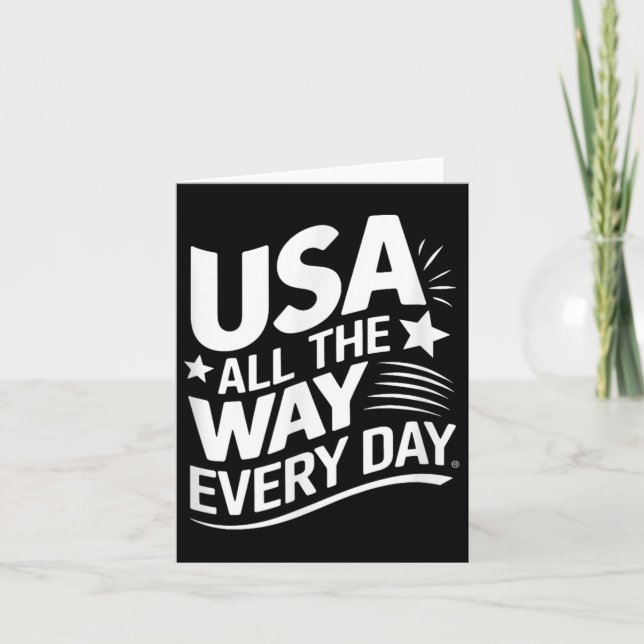 Carte Usa Tout Le Chemin Tous Les Jours (Devant)