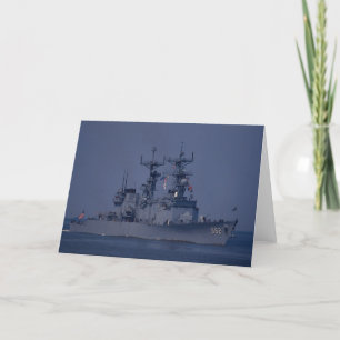Carte USS Nicholson", destroyer de classe d'épinette
