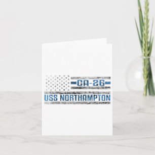 Carte Uss Northampton World War Cruiser Ca-26 Us Army