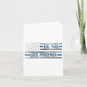 Carte Uss Pcute Ss Cute Ssnix World War Cruiser Cl-46 Us