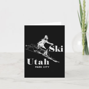 Carte Utah Skiing Park City Long Sleeve Ski Tee