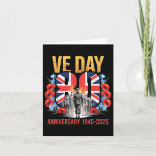Carte V E Jour 80e Anniversaire 2025 Drapeau Ve Jour Cos