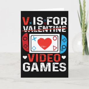 Carte V est pour la Saint-Valentin des jeux vidéo Joueur