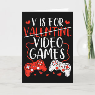 Carte V est pour la Saint-Valentin des jeux vidéo Joueur