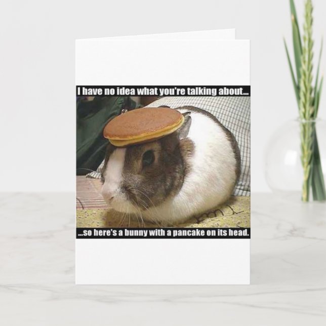 Carte Va Bien Bientôt Bunny (Devant)