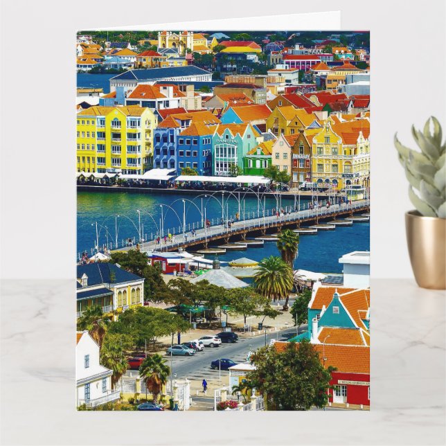 Carte Vacances à Curaçao (Petite plante)
