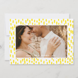 Carte Vacances Cadres photo Jaune Lumineux