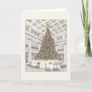 Carte Vacances dans la salle des noix de Field