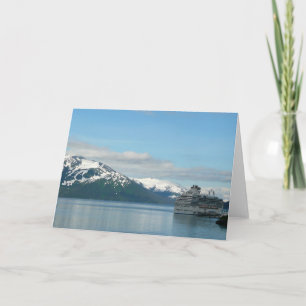 Carte Vacances de croisière en Alaska Photographie de vo