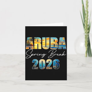 Carte Vacances de printemps 2026 à Aruba Vacances d'été