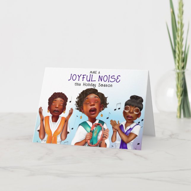 Carte Vacances des chanteurs afro-américains (Devant)