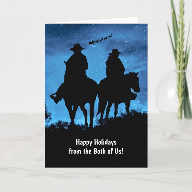 Carte Vacances des deux de nous Pays Ouest (Devant)