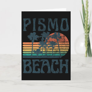Carte Vacances d'été à la plage de Pismo Californie Vint