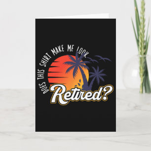 Carte Vacances d'été drôles Est-ce que ce T-shirt me fai
