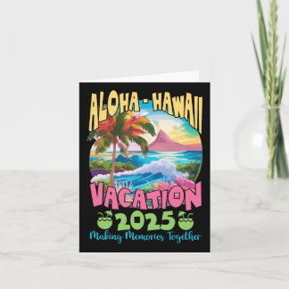Carte Vacances en famille 2025 Aloha Hawaii Hawaii Match