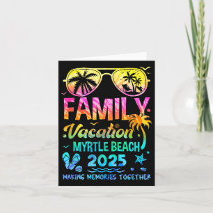 Carte Vacances en famille 2025 Myrtle Beach Souvenirs as