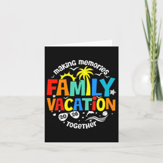Carte Vacances en famille 2026
