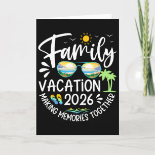 Carte Vacances en famille 2026 Création de souvenirs Fun