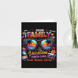 Carte Vacances en famille 2026 Punta Cana Créer des souv