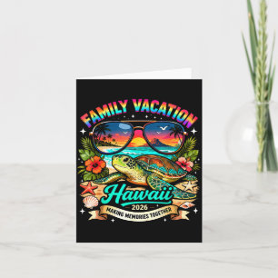Carte Vacances en famille à Hawaï 2026 Créer des souveni