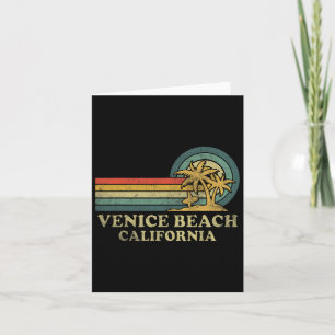 Carte Vacances en famille à Venice Beach Californie Vint