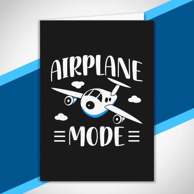 Carte Vacances en famille - Vol avec enfants - Mode avio (Créateur téléchargé)