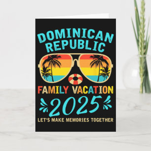 Carte Vacances en République dominicaine 2025 Souvenir C