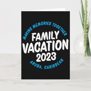 Carte Vacances familiales à Aruba 2023
