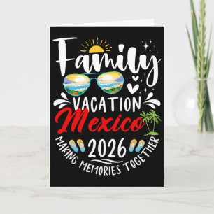 Carte Vacances familiales au Mexique 2026 Création de so
