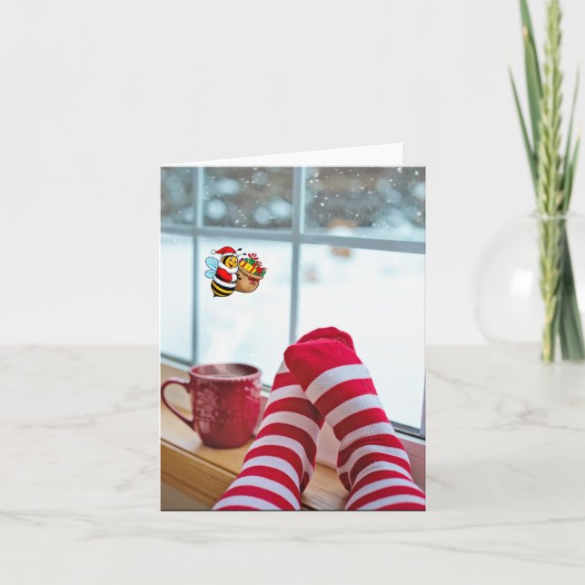 Carte Vacances Happ-Bee. (Devant)