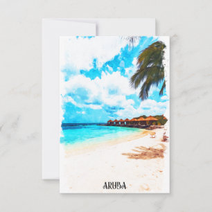 Carte Vacances minimales à Aruba dans les Caraïbes