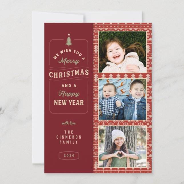 Carte Vacances Motif nuptiale (Devant)