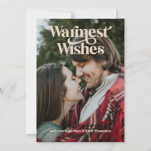 Carte Vacances Photo Magnetic Warmest Wings