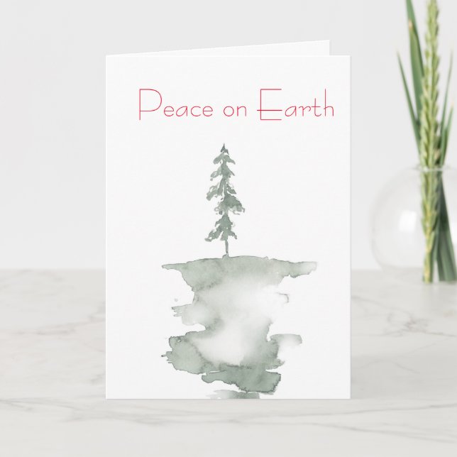 Carte Vacances Pine Tree (Devant)