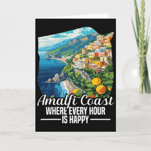 Carte Vacances sur la Côte d'Amalfi Italie Vacances Heur