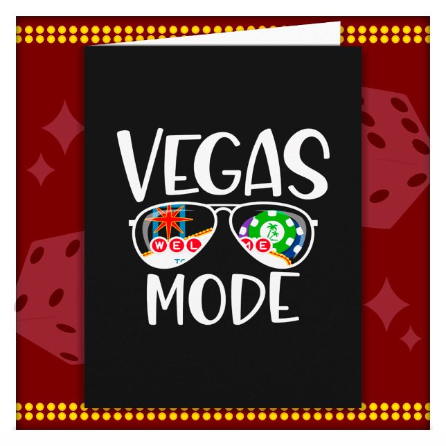 Carte Vacances Voyage à Las Vegas Mode Vegas (Créateur téléchargé)