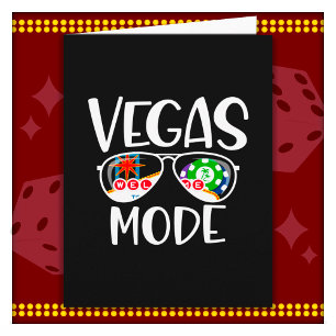 Carte Vacances Voyage à Las Vegas Mode Vegas Vacances