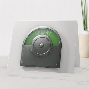 Carte Vacant Indicateur De Toilette