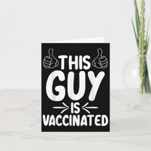 Carte Vaccin contre l'Humour drôle vacciné