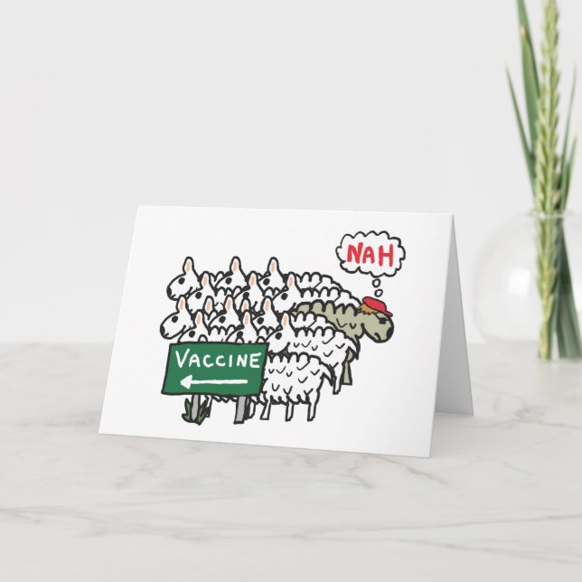 Carte Vaccination contre la cire des moutons (Devant)