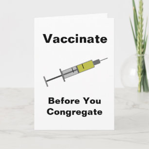 Carte Vacciner avant votre congrégation