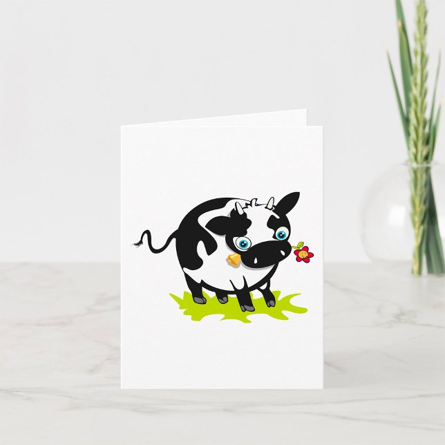 Carte Vache À Fleur (Créateur téléchargé)