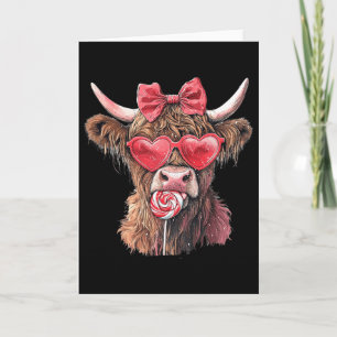 Carte Vache de la Saint-Valentin Hommes Femmes Enfants