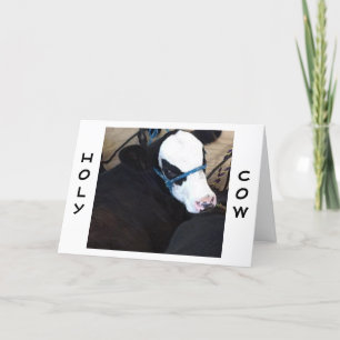 CARTE "VACHE" DIT "VACHE SAINTE" UN AUTRE ANNIVERSAIRE