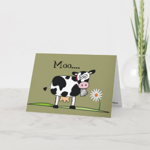 Carte Vache-Moo.....J'espère que vous avez une Fête des