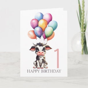 Carte Vache noire douce