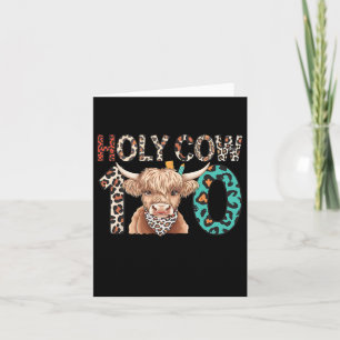 Carte Vache Sainte 100 Jours De L'École 100E Jour Enseig