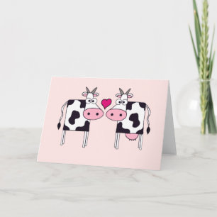 Carte Vaches en amour