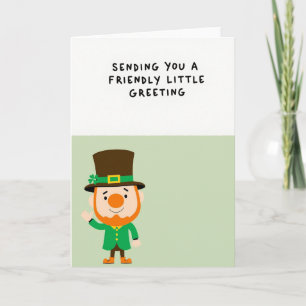 Carte Vague Leprechaun Vert